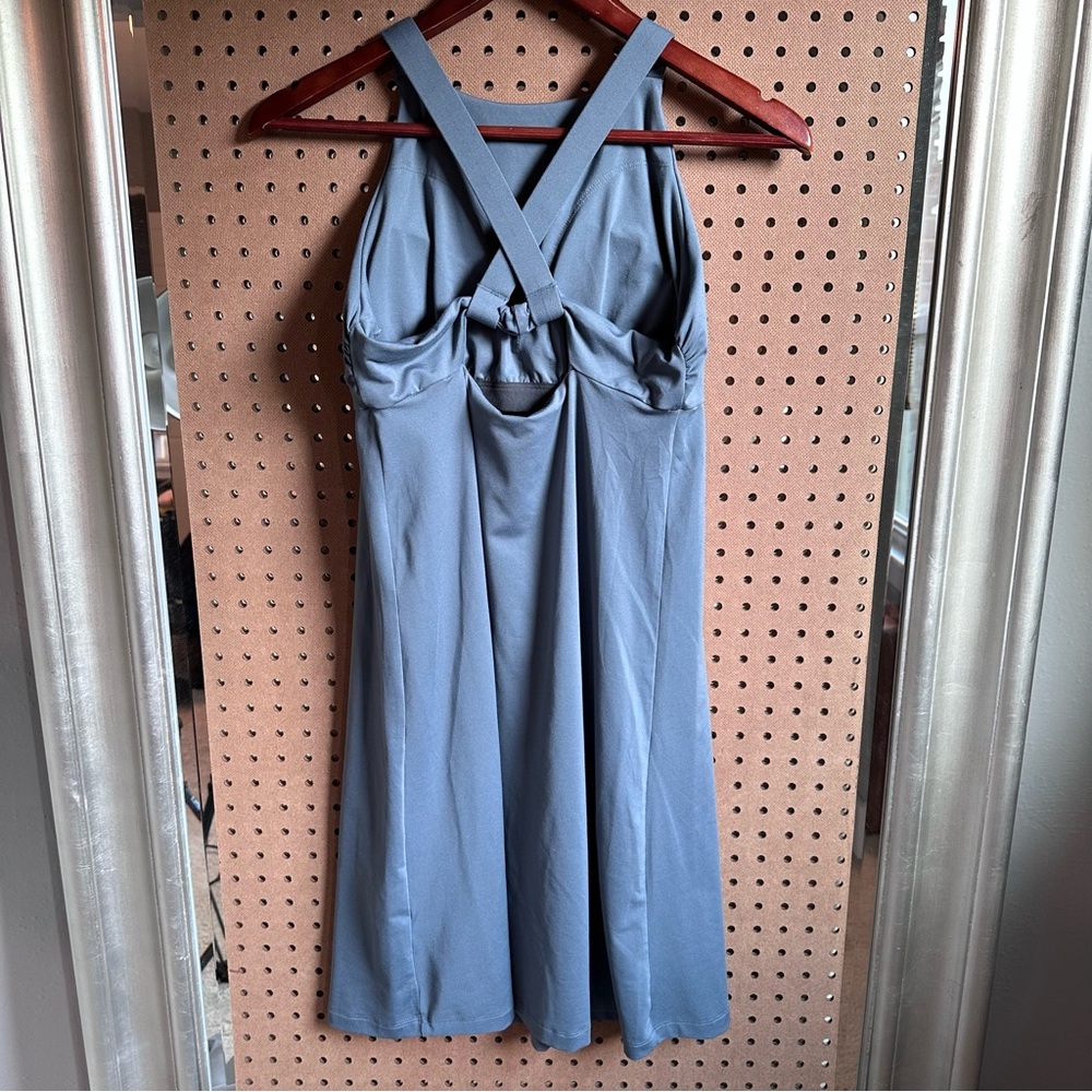 Patagonia Blue-Gray Strappy Summer Dress Knee-Length Size S Outdoor